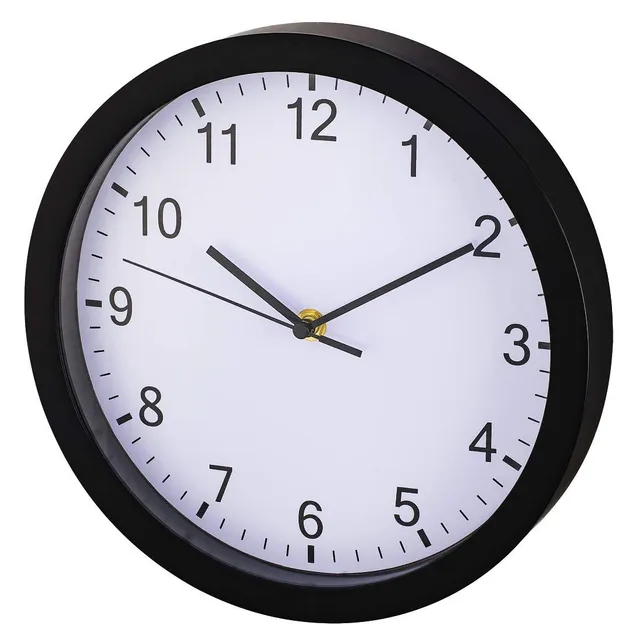 hama-pure-wanduhr-ohne-ticken-25-cm-lautlose-quarz-wanduhr-mit-sekundenzeiger-f- image 1