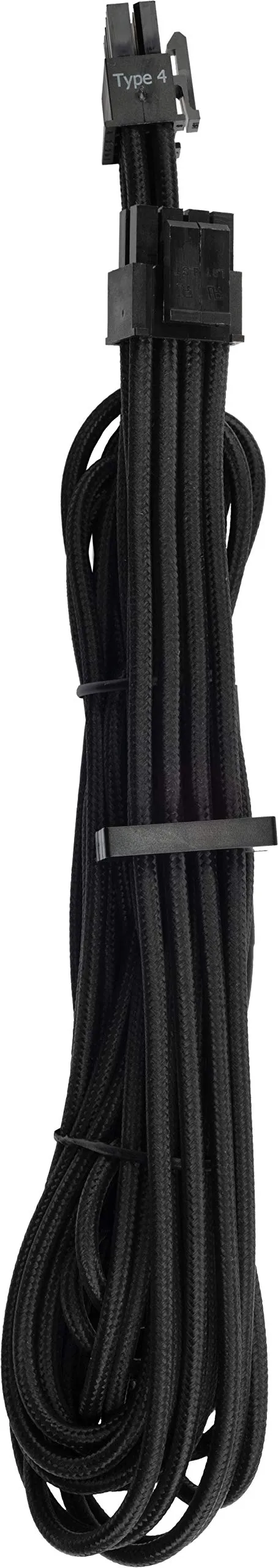 corsair-premium-sleeved-netzteil-kabel-eps12v-atx12v-typ4-generation-4-schwarz image 1