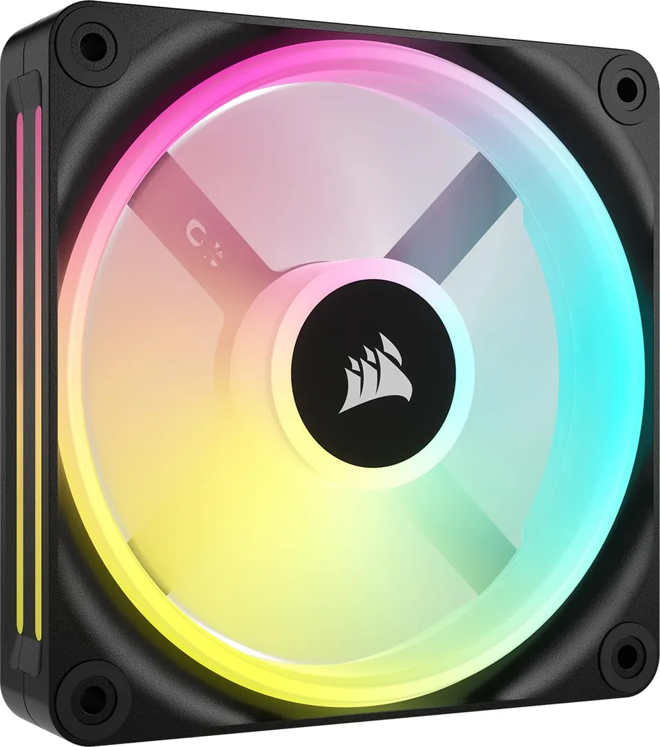 corsair-icue-link-qx120-rgb-120-mm-l-fter-mit-magnetic-dome-lager-schwarz-einzel image 1