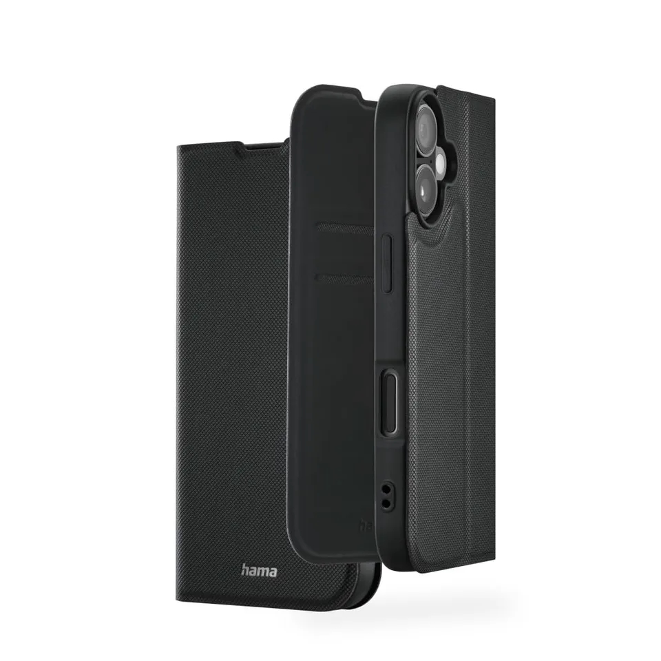 hama-daily-protect-handytasche-f-r-apple-iphone-17-schwarz-business-look-mit-mag image 1