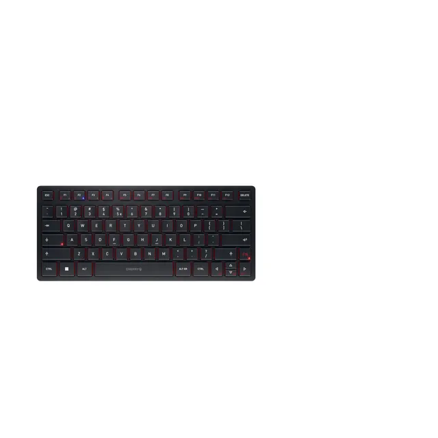 cherry-kw-9200-mini-kompakte-multi-device-tastatur-bluetooth-2-4-ghz-kabel-wiede image 1