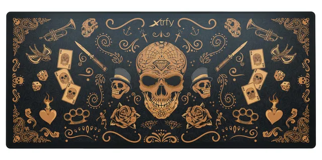 cherry-xtrfy-gp5-xl-gaming-mauspad-aus-stoff-920-x-400-x-3-mm-calavera-edition image 1