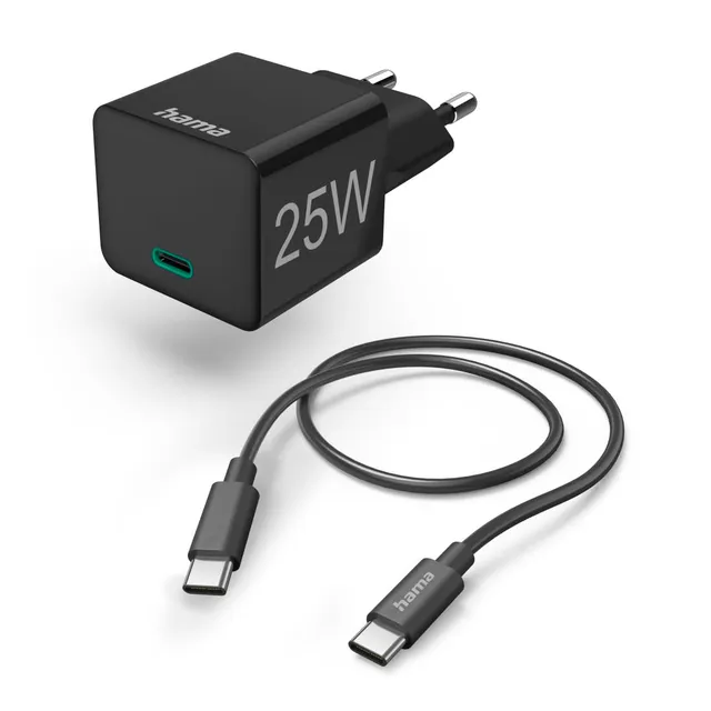 hama-schnellladeger-t-25w-set-usb-c-netzteil-mit-1-5m-usb-c-auf-usb-c-ladekabel- image 1