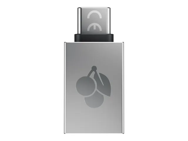 cherry-usb-a-auf-usb-c-adapter-aluminium-silber-5-gbit-s image 1
