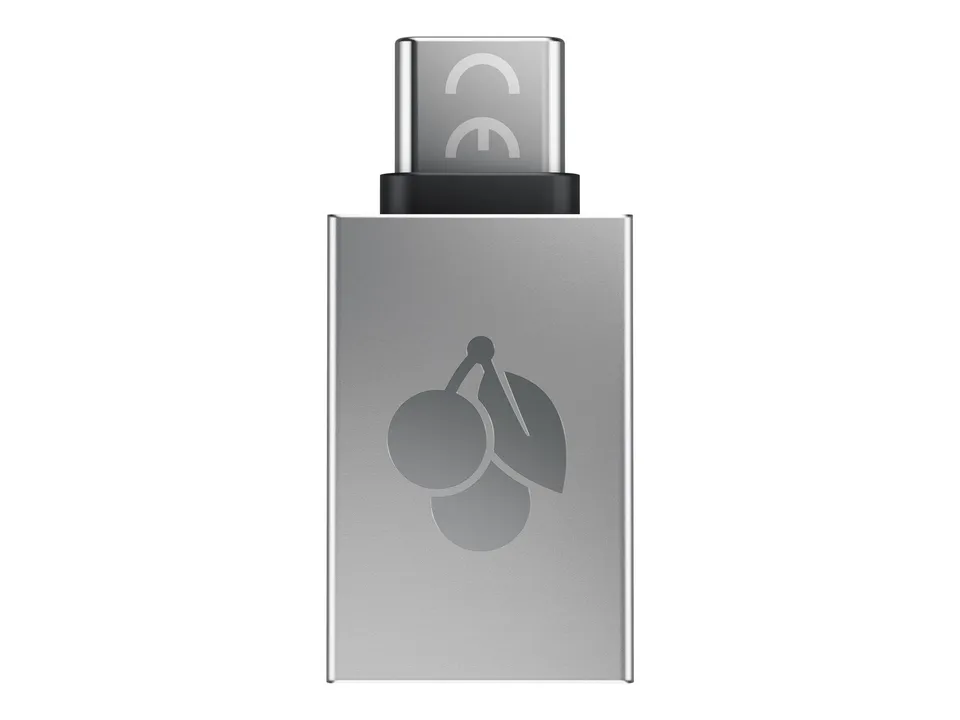 cherry-usb-a-auf-usb-c-adapter-aluminium-silber-5-gbit-s image 1