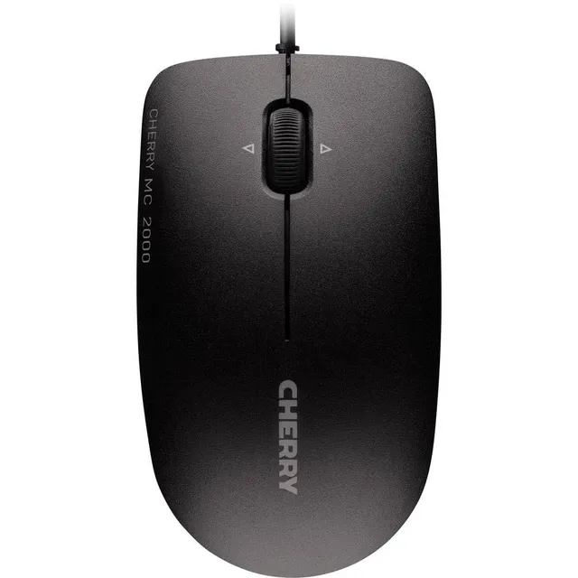 cherry-mc-2000-kabelgebundene-maus-3-tasten-symmetrisch-1600-dpi-schwarz image 1