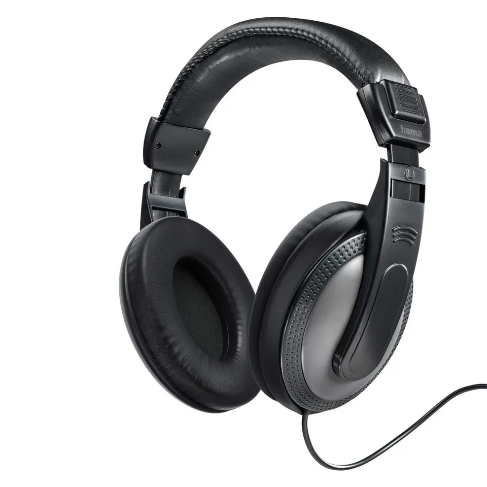 hama-shell-over-ear-kopfh-rer-kabelgebunden-3-5mm-klinke-6-35mm-adapter-schwarz image 1