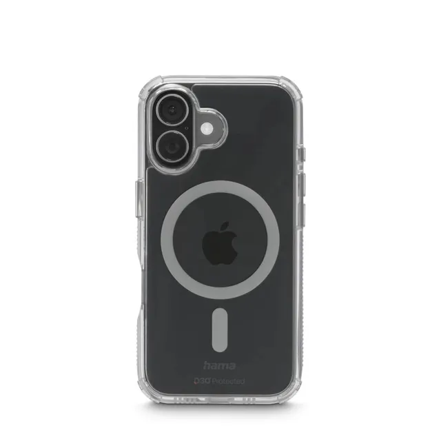 hama-extreme-protect-handyh-lle-f-r-iphone-17-magnetisch-transparent-d3o-mil-std image 1
