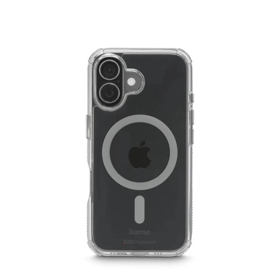 hama-extreme-protect-handyh-lle-f-r-iphone-17-magnetisch-transparent-d3o-mil-std image 1