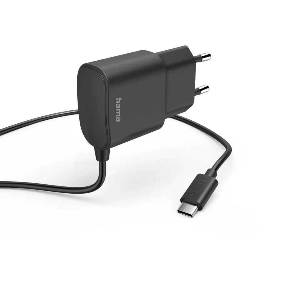 hama-usb-c-ladeger-t-12w-mit-integriertem-kabel-1m-schwarz image 1