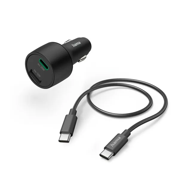 hama-auto-ladeger-t-set-32w-mit-usb-c-kabel-power-delivery-quick-charge-2-ports- image 1