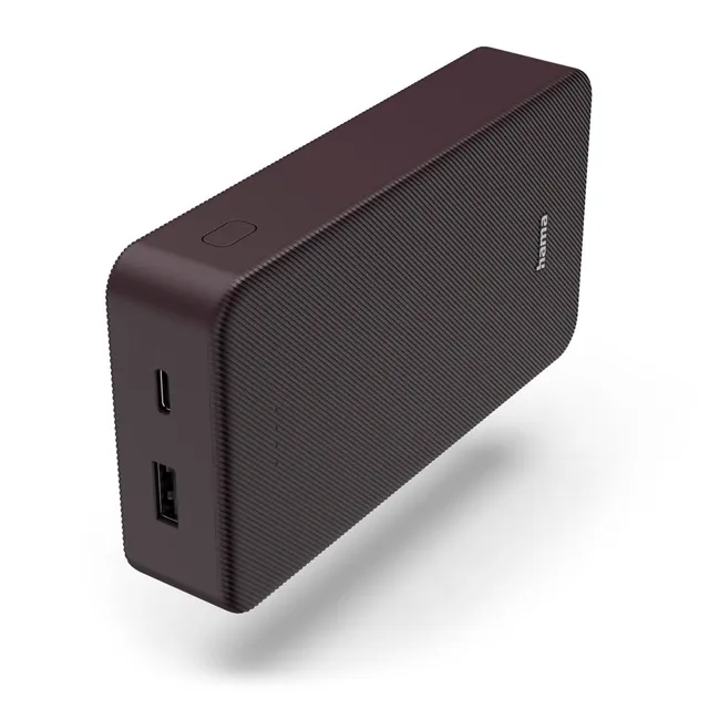 hama-powerbank-colour-20-mit-20000mah-usb-c-usb-a-led-anzeige-pflaume image 1