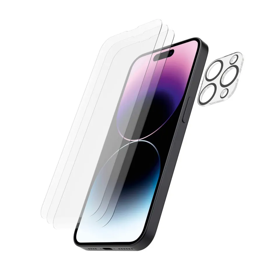 hama-schutzglas-kameraschutz-f-r-apple-iphone-14-pro-3x-displayglas-1x-kamerasch image 1