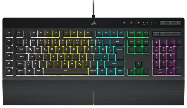 corsair-k55-rgb-pro-gaming-tastatur-deutsch-qwertz image 1