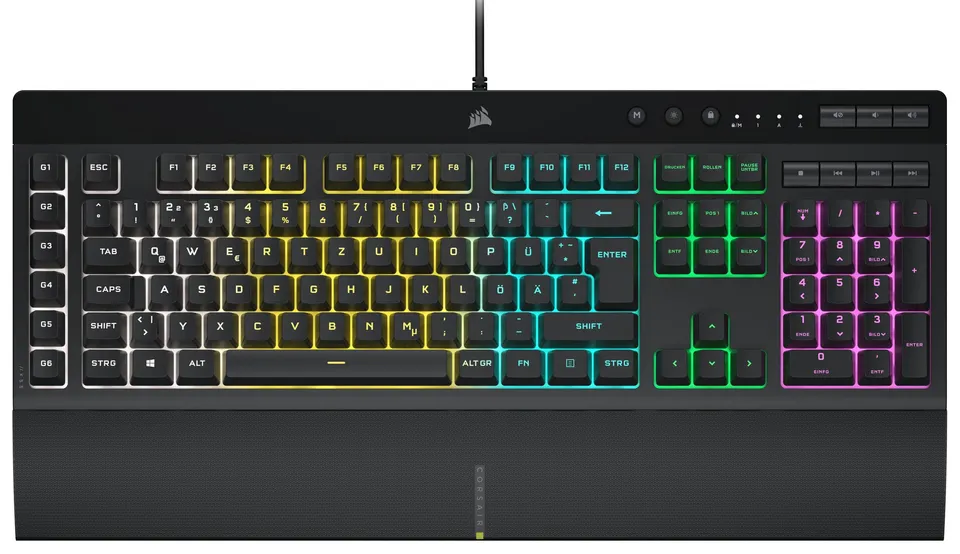 corsair-k55-rgb-pro-gaming-tastatur-deutsch-qwertz image 1