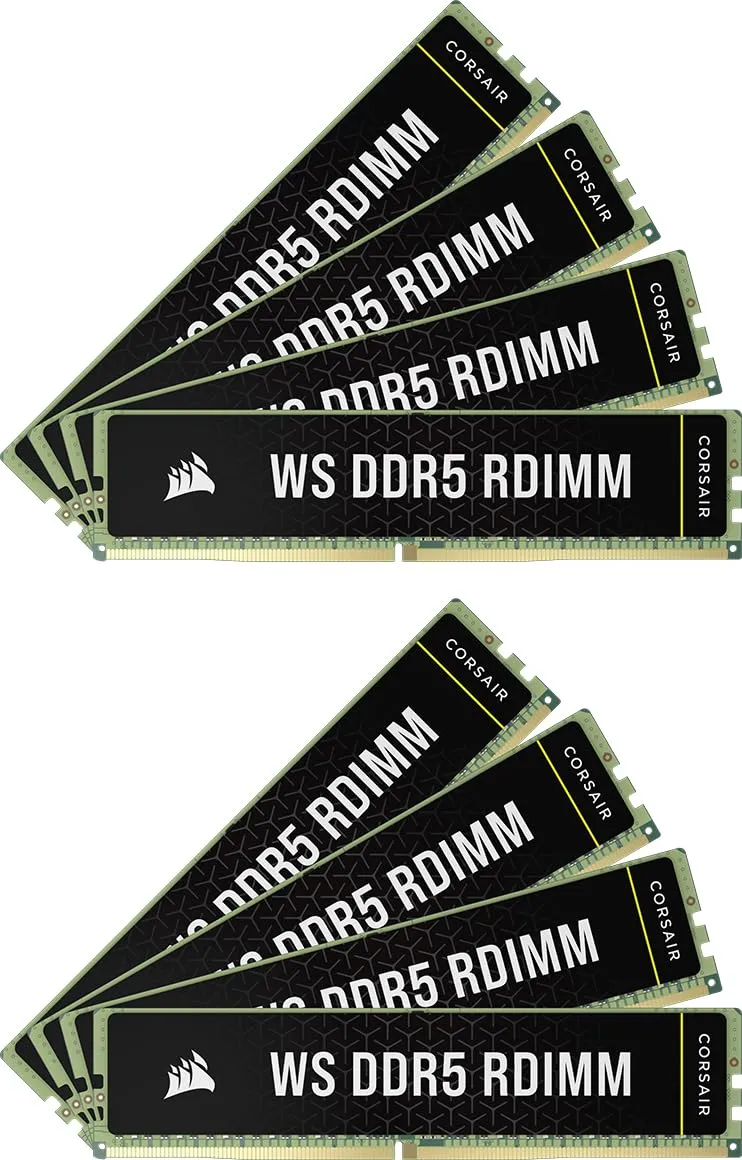 corsair-ws-ddr5-ecc-rdimm-256gb-8x32gb-5600mhz-cl40-intel-xmp-3-0-workstation-sp image 1