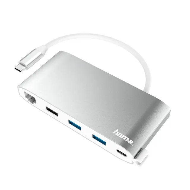 hama-8in1-usb-c-dockingstation-multiport-adapter-hdmi-4k-vga-3x-usb-a-usb-c-lan- image 1