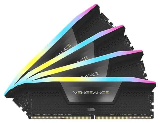 corsair-vengeance-rgb-ddr5-128gb-4x32gb-5600mhz-intel-xmp-3-0-schwarzer-arbeitss image 1