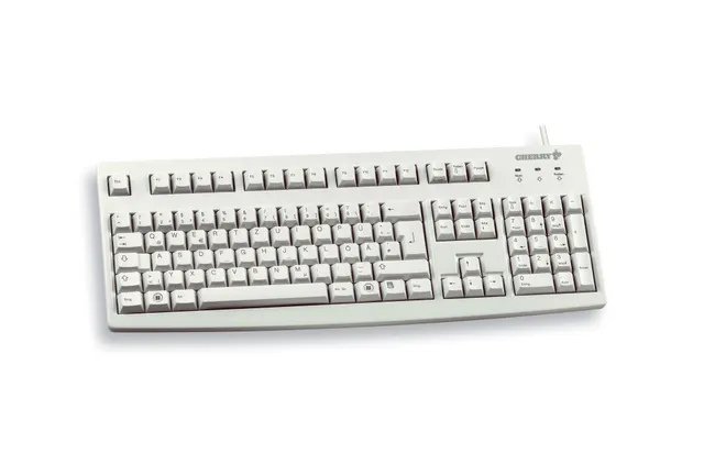 cherry-g83-6105-kabelgebundene-tastatur-deutsch-qwertz-hellgrau-ideal-f-r-indust image 1