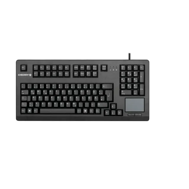 cherry-g80-11900-kompakte-mechanische-tastatur-deutsch-qwertz-mit-touchpad-2-mau image 1