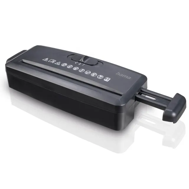 hama-aktenvernichter-mini-s6-streifenschnitt-8mm-f-r-6-blatt-aufsatz-f-r-papierk image 1