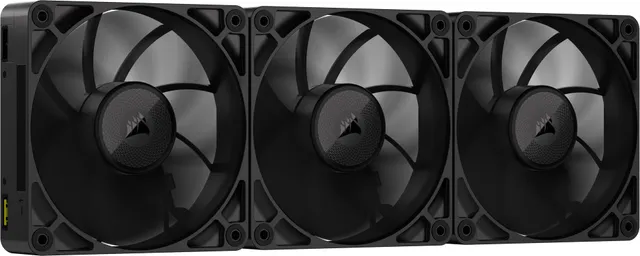 corsair-icue-link-rx120-max-120mm-pwm-l-fter-mit-system-hub-3er-pack-schwarz image 1