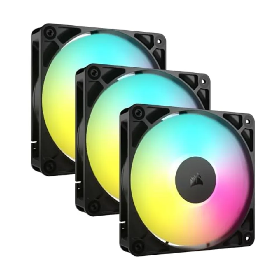 corsair-rs120-argb-120-mm-pwm-l-fter-daisy-chain-f-hig-schwarz-dreierpack image 1