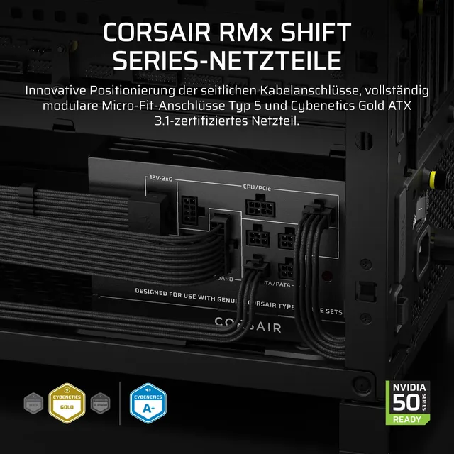 corsair-rm850x-shift-2025-vollmodulares-atx-netzteil-850w-schwarz image 1