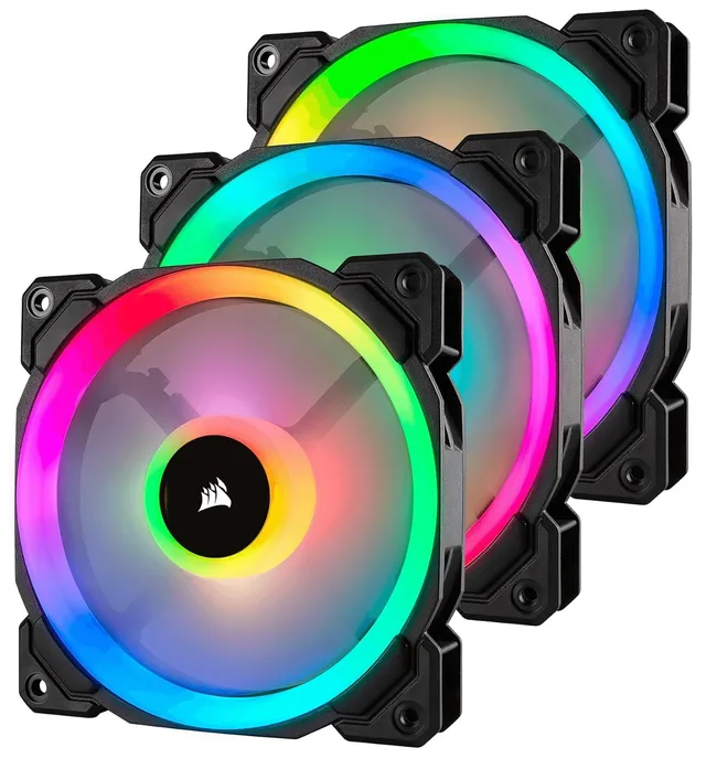 corsair-ll120-rgb-led-pwm-120mm-l-fter-3er-pack-mit-lighting-node-pro image 1