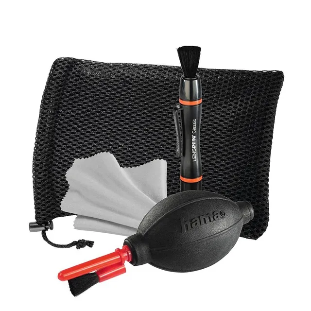 hama-optic-dry-kamera-reinigungsset-4-teilig-lenspen-inkl-objektivpinsel-blaseba image 1