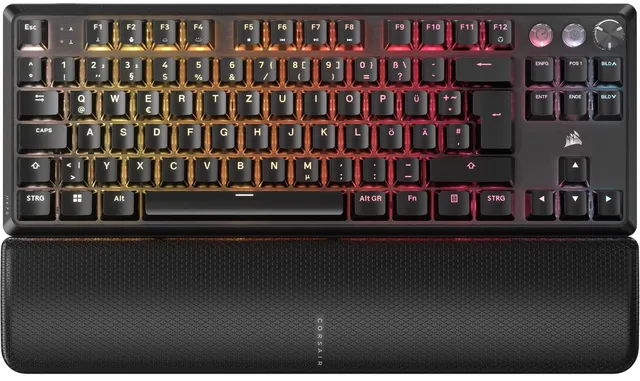 corsair-k70-pro-tkl-rgb-kabelgebundene-gaming-tastatur-schwarz-qwertz-de-hall-ef image 1