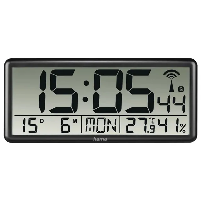 hama-jumbo-xxl-funk-wanduhr-digitale-funkuhr-mit-thermometer-und-hygrometer-datu image 1