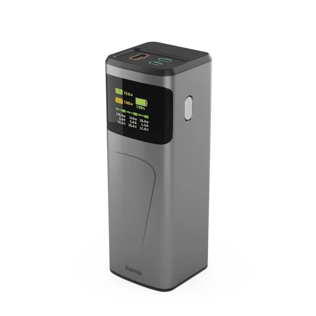hama-high-power-powerbank-150w-24000-mah-power-delivery-quick-charge-2x-usb-c-1x image 1