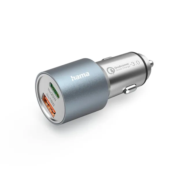 hama-auto-ladeger-t-38w-usb-c-usb-a-mit-power-delivery-und-quick-charge-metallge image 1