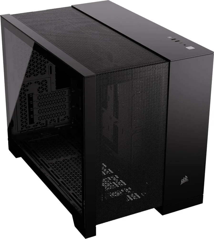 corsair-2500d-airflow-matx-pc-geh-use-schwarz-ohne-l-fter-zweikammer-design-reve image 1