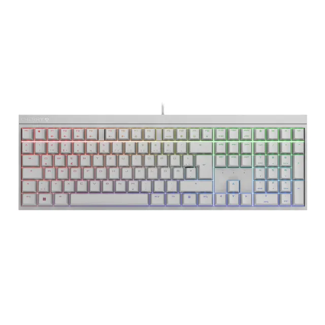 cherry-mx-2-0s-mechanische-gaming-tastatur-deutsch-qwertz-mx-red-wei-rgb image 1