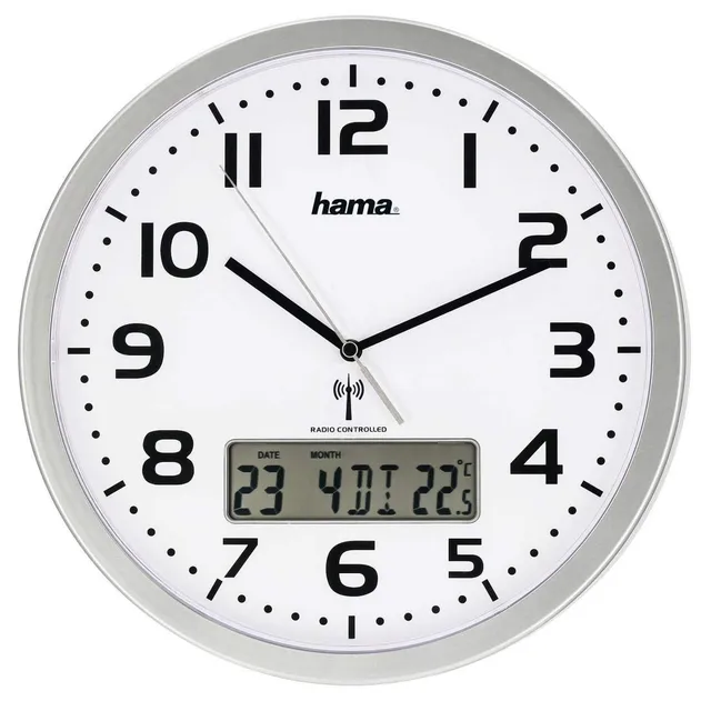 hama-funk-wanduhr-digital-extra-analoge-digitale-anzeige-30-cm-silber image 1