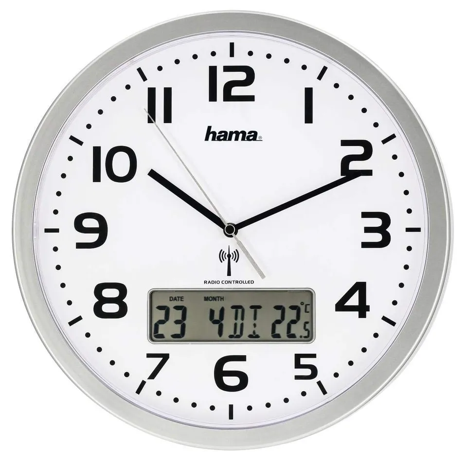 hama-funk-wanduhr-digital-extra-analoge-digitale-anzeige-30-cm-silber image 1