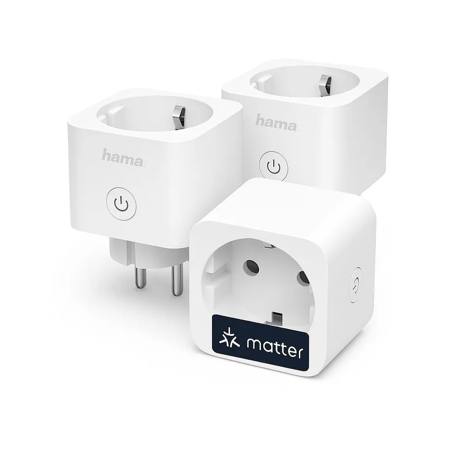 hama-wlan-steckdose-3er-pack-mit-matter-smart-home-standard-app-und-sprachsteuer image 1
