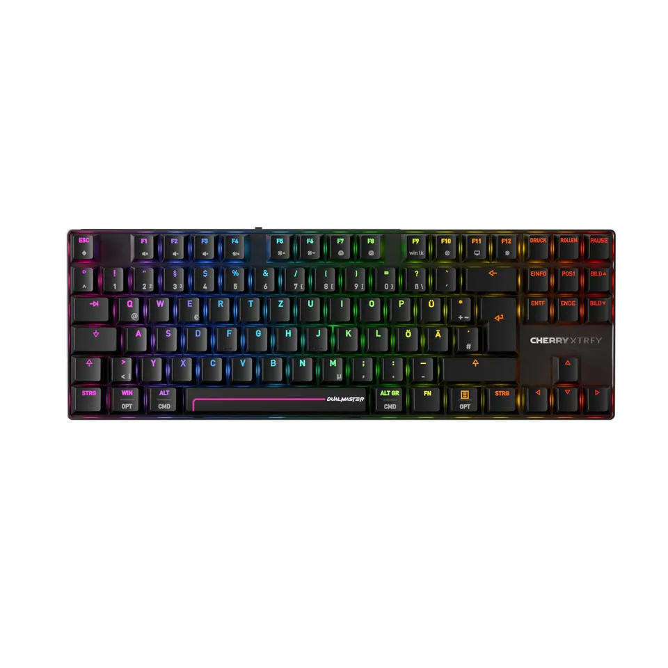 cherry-xtrfy-mx-8-2-pro-tmr-wireless-gaming-tastatur-tkl-de-qwertz-schwarz image 1