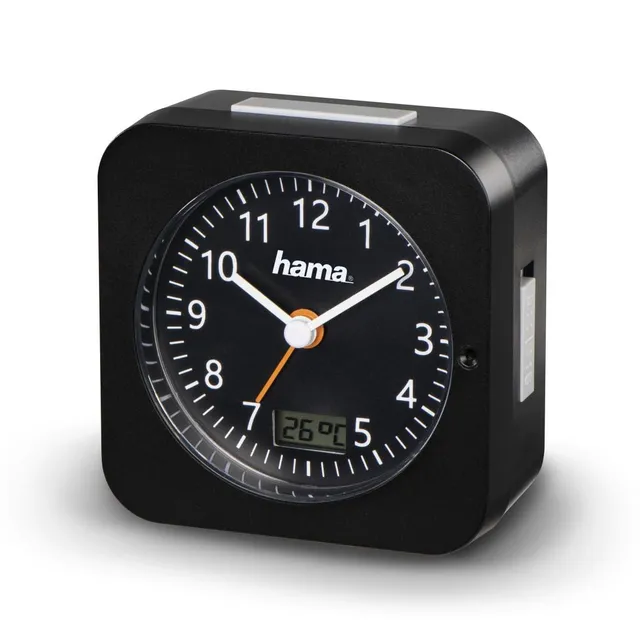 hama-funkwecker-multi-analog-mit-dcf-temperatur-timer-schwarz image 1