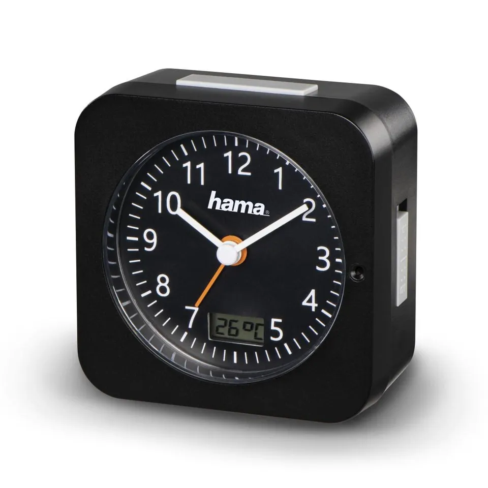 hama-funkwecker-multi-analog-mit-dcf-temperatur-timer-schwarz image 1