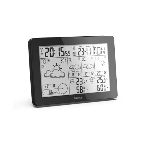 hama-profi-wetterstation-mit-au-ensensor-wettervorhersage-temperatur-luftfeuchti image 7