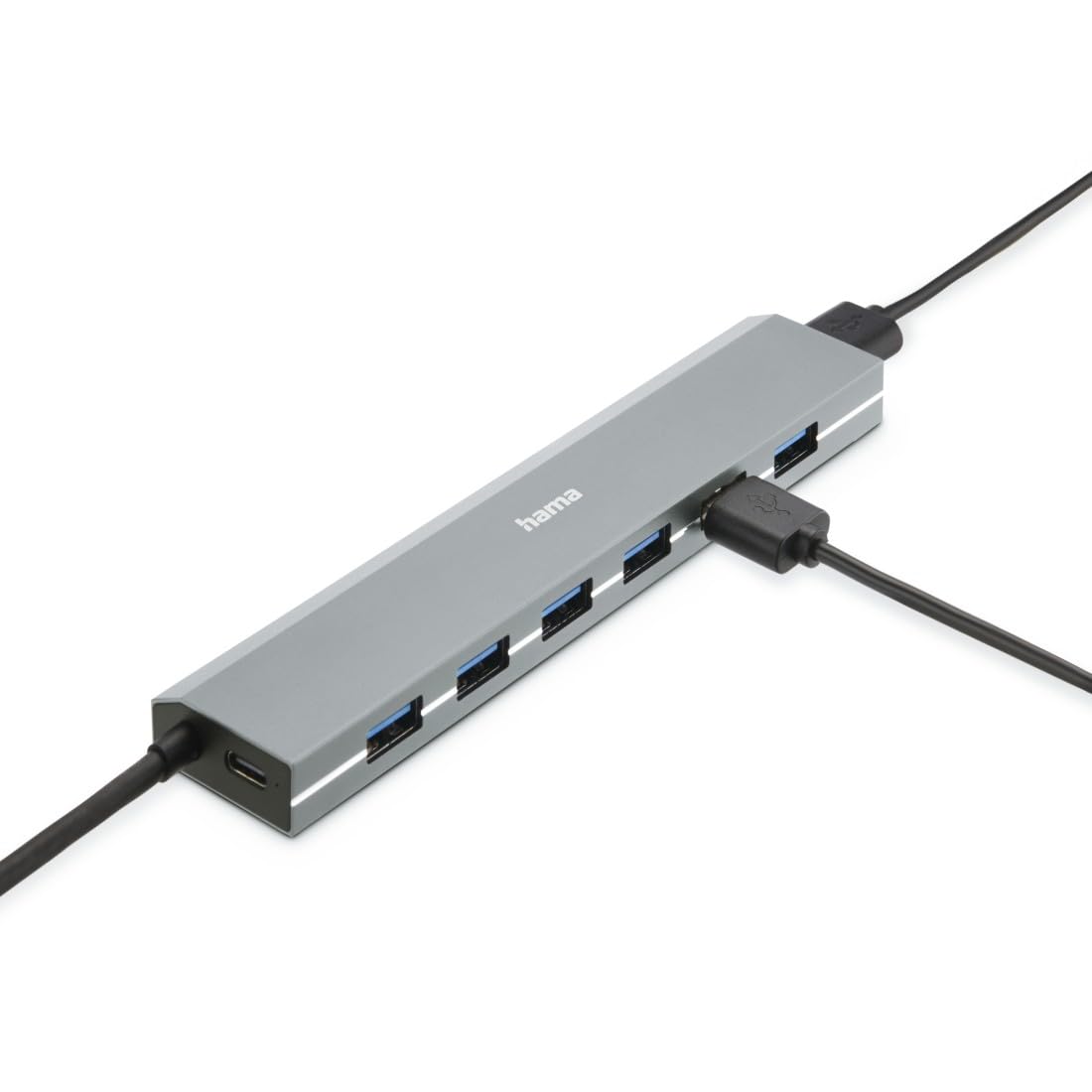 hama-usb-hub-7-ports-mit-netzteil-usb-a-und-usb-c-adapter-aluminium-schwarz image 5
