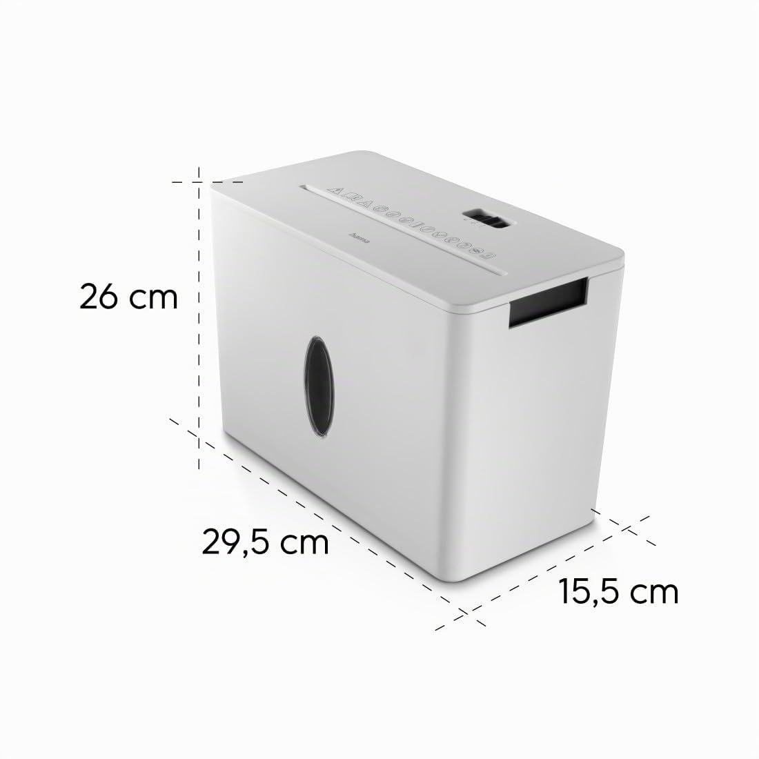 hama-safe-x40-w-aktenvernichter-p4-t4-e3-dsgvo-konform-kreuzschnitt-f-r-4-blatt- image 7