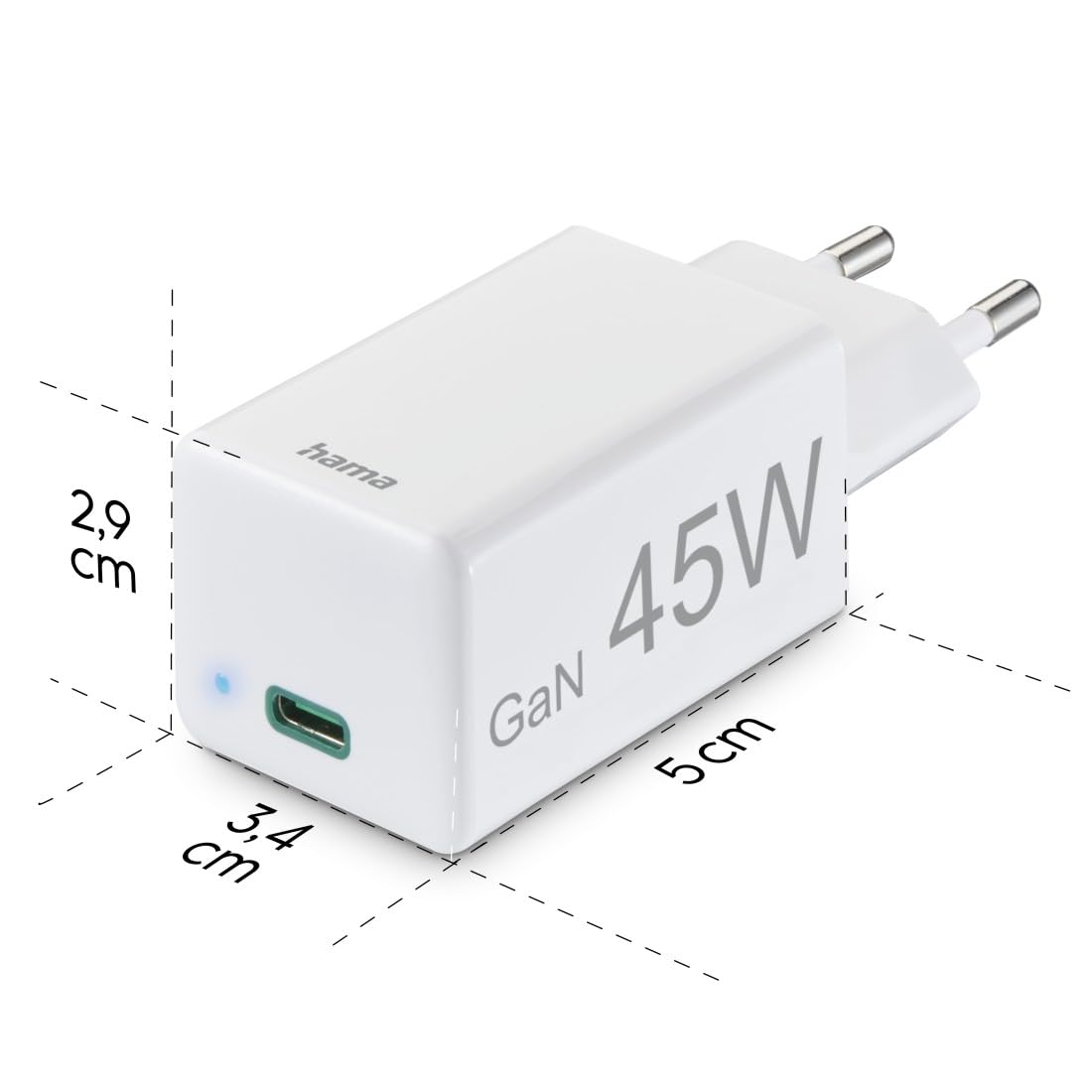 hama-gan-45w-usb-c-schnellladeger-t-mit-power-delivery-qualcomm-quick-charge-3-0 image 8