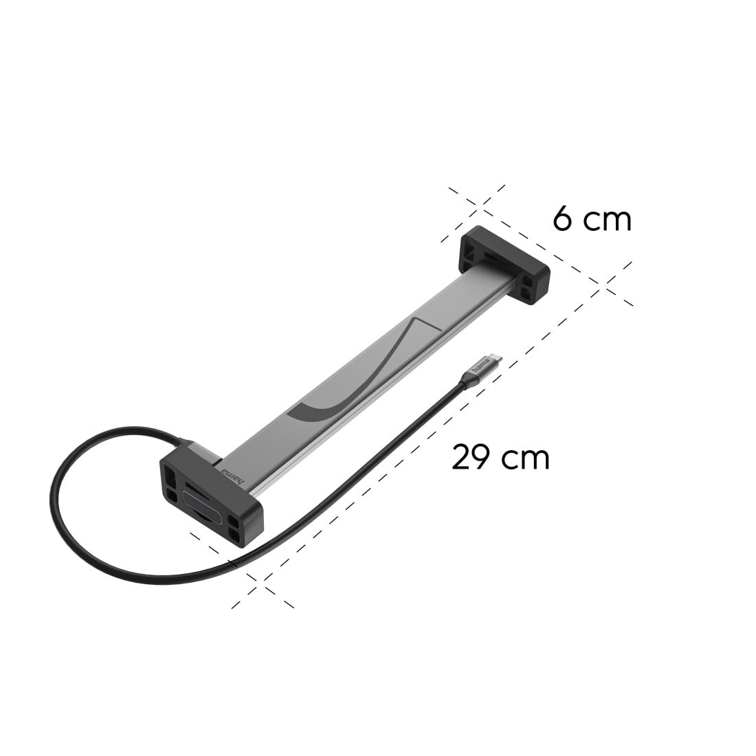 hama-connect2office-work-usb-c-dockingstation-12-ports-4x-usb-a-2x-usb-c-2x-hdmi image 5