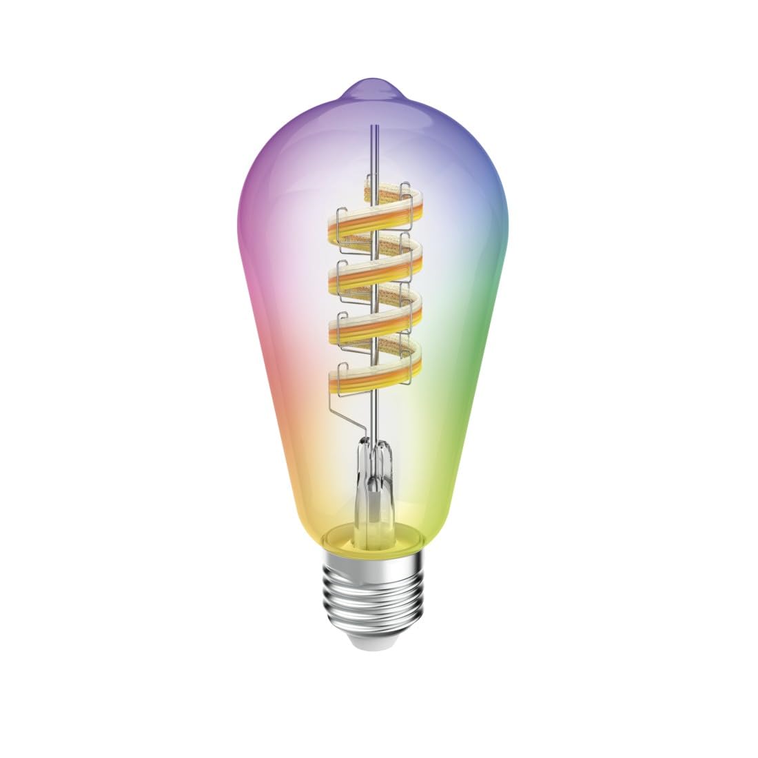 hama-smarte-gl-hbirne-e27-vintage-filament-st64-rgb-wei-dimmbar-matter-kompatibe image 1