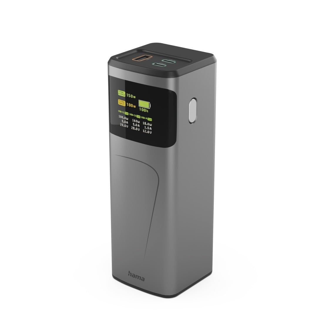 hama-high-power-powerbank-150w-24000-mah-power-delivery-quick-charge-2x-usb-c-1x image 1