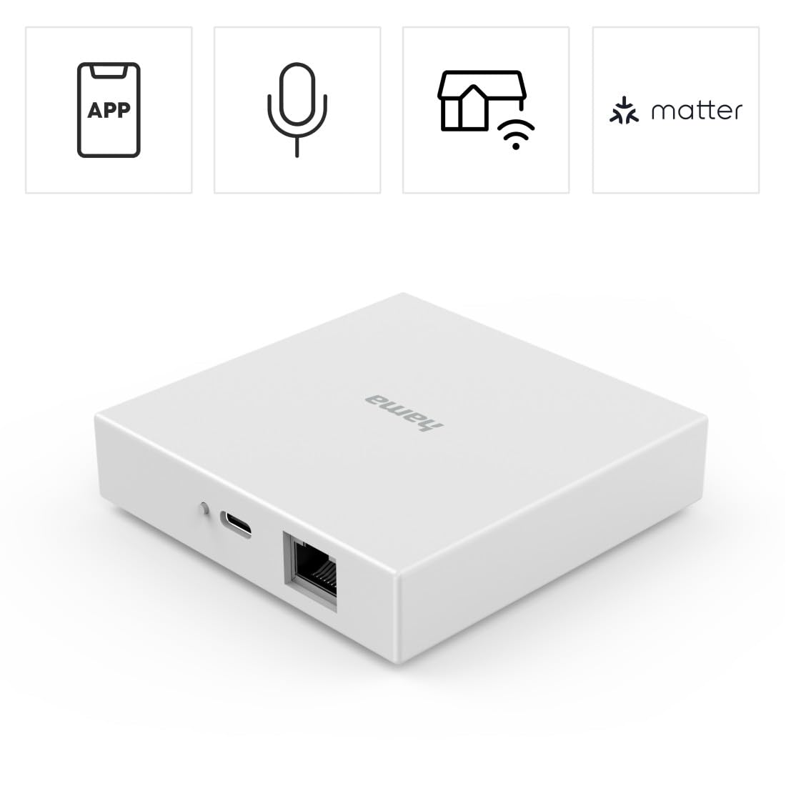 hama-smart-home-hub-matter-zigbee-thread-controller-kompatibel-mit-alexa-apple-h image 2